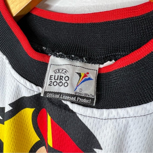 UEFA EURO 2000 Football Soccer Mascot All Over Print Vintage Jersey Mens XL - Picture 7 of 9